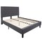 Flash Furniture Queen Size Dk Gray Fabric Platform Bed w/ Mattress SL-BM10-31-GG - alternate 10